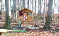 Jardin d'enfants Prilly/Lausanne - maison Nils - parc L'Oiseau Lyre au milieu des bois